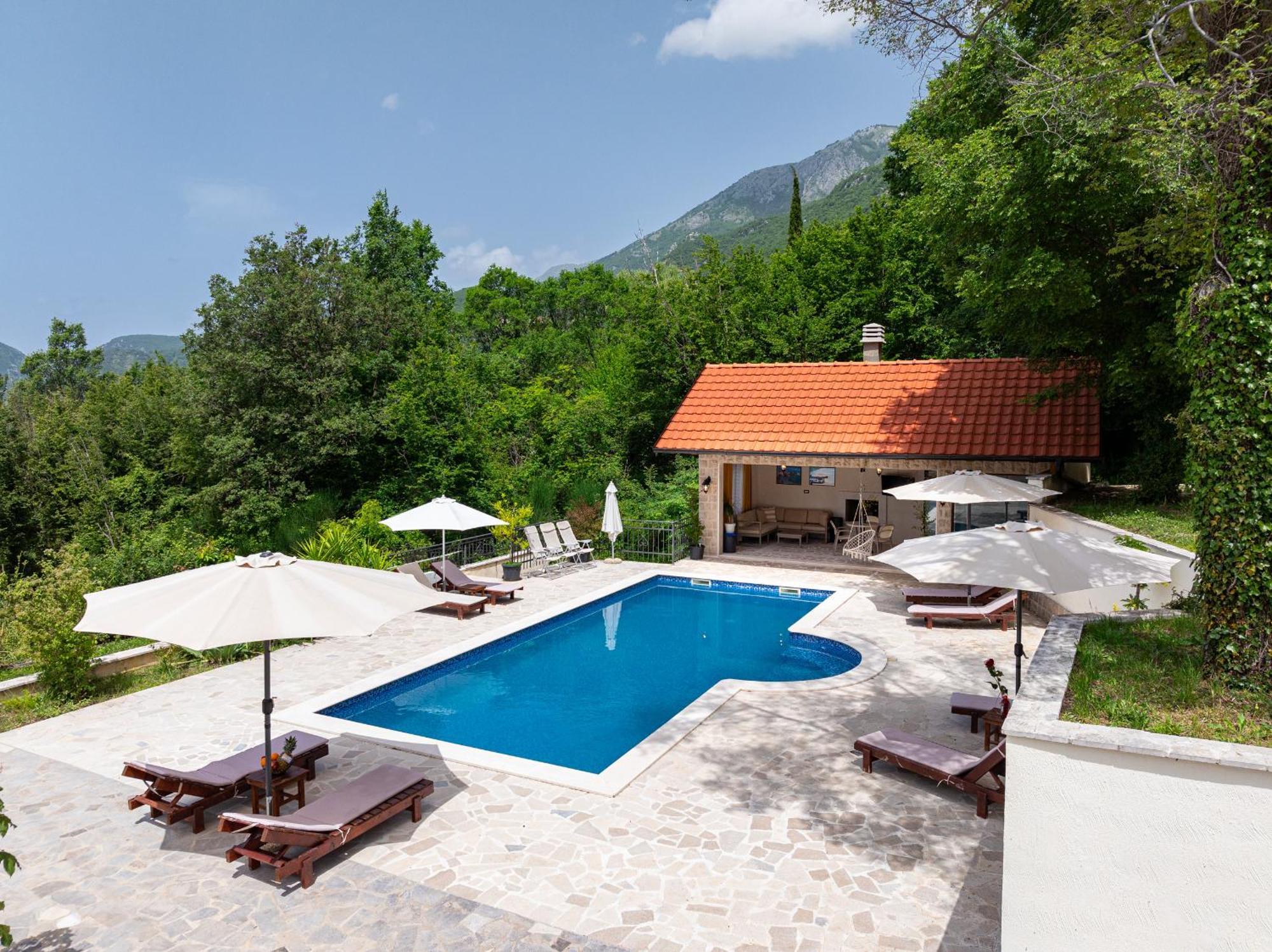 בודווה Sunset & Sunrise Villas In Stanisici-Two Villas With Common Pool מראה חיצוני תמונה